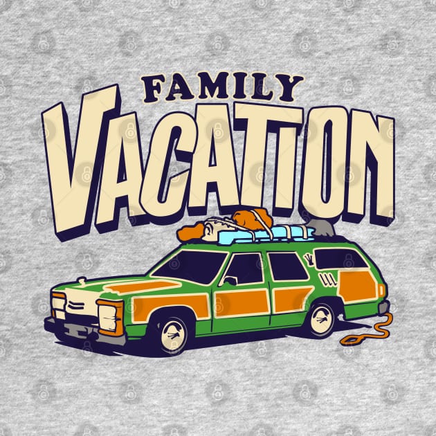Roadtrip! Family Vacation Shirts for the whole family with Griswold Station Wagon by ChattanoogaTshirt